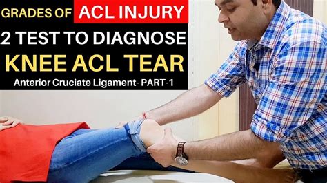 acl tear special tests|grades of acl tear.